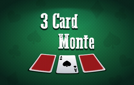 3 karten Monte